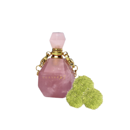 Pendentif flacon pour parfum - Quart rose - Offert pour toute commande de 70EUR et plus! (0,1ml)