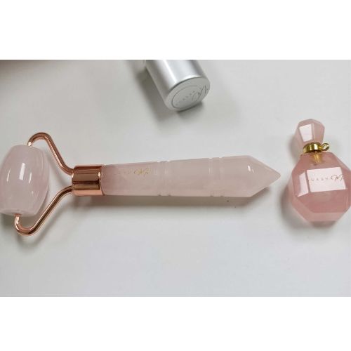 Pendentif flacon pour parfum - Quart rose - Offert pour toute commande de 70EUR et plus! (0,1ml)